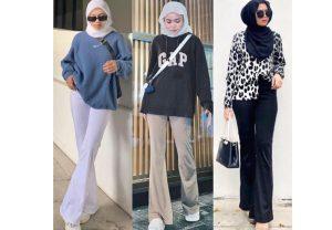 Rekomendasi OOTD Celana Cutbray, Cocok juga Untuk Perempuan Berhijab ...