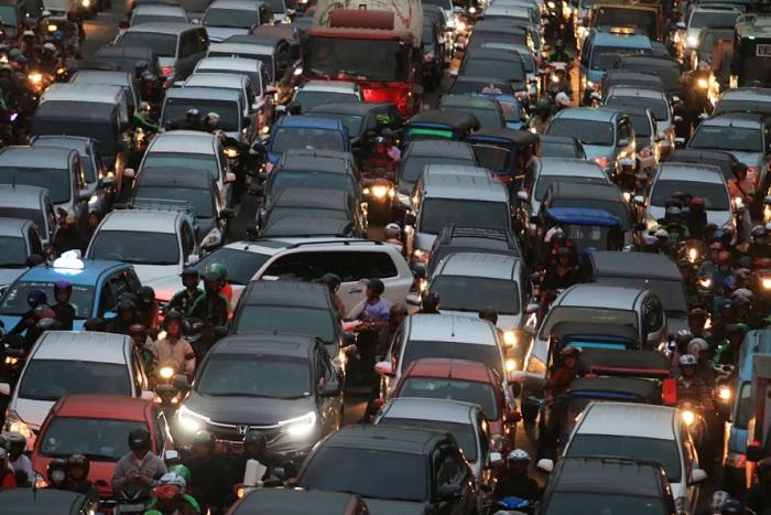 kemacetan jalur Puncak Bogor