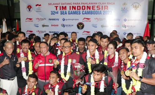 Arak-arakan Timnas Indonesia U-22