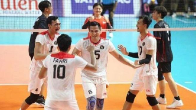 Timnas Voli Putra Indonesia menang melawan Bahrain
