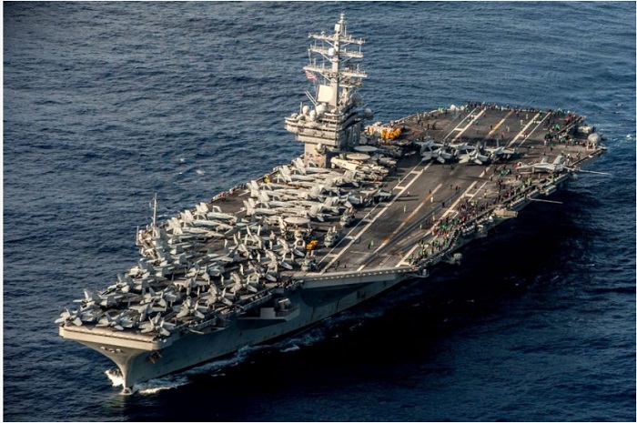 Kapal induk Amerika USS Ronald Reagan