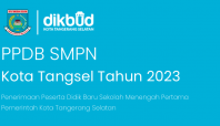 PPDB Tangsel 2023 jenjang SMP