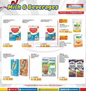 Promo Indomaret 3 Agustus 2023 Harga Heboh Milk & Beverages