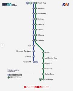 Rute Perjalanan LRT Jabodebek