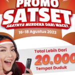 Promo Satset KAI di Momen HUT ke-78 RI