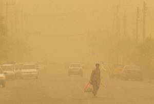 badai pasir di Iran