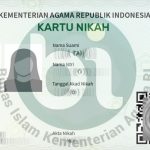 kartu nikah digital diberikan pada pasangan pengantin baru dan lama