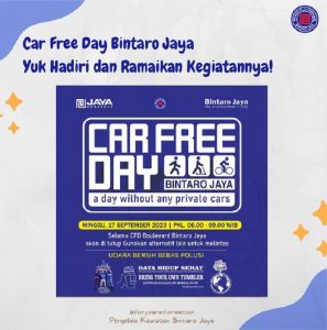 Car Free Day Bintaro 17 September 2023