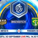 Pertandingan Dewa United vs Persebaya Surabaya di pekan ke-14 BRI Liga 1 Indonesia 2023/2024 akan berlangsung Sabtu 30 September 2023.