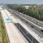 KM 10 Jalan Tol BSD ruas Pondok Aren-Serpong, puncak arus balik