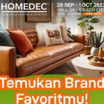 Pameran HOMEDEC 2023 diselenggarakan di ICE BSD City, Tangerang, mulai Kamis 28 September sampai Minggu 1 Oktober 2023.