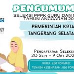 Pemerintah Kota (Pemkot) Tangerang Selatan (Tangsel) membuka pendaftaran formasi CPNS dan PPPK 2023.