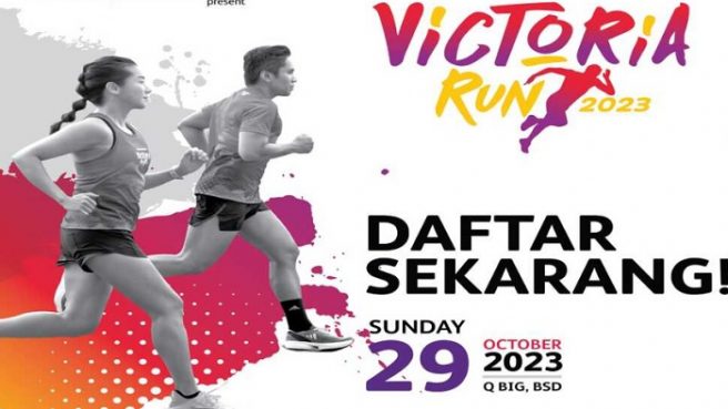 Cara daftar Victoria Run 2023 yang digelar Minggu 29 Oktober 2023 di QBIG BSD, Tangerang, bisa disimak di artikel ini.