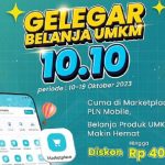 Promo Harbolnas 10.10 ini berlaku mulai 10 Oktober 2023 sampai 19 Oktober 2023 untuk setiap transaksi marketplace di aplikasi PLN Mobile.