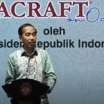 Pameran Inacraft 2023 resmi dibuka Presiden Joko Widodo di Jakarta Convention Center (JCC) pada Rabu 4 Oktober 2023.