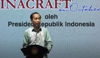 Pameran Inacraft 2023 resmi dibuka Presiden Joko Widodo di Jakarta Convention Center (JCC) pada Rabu 4 Oktober 2023.