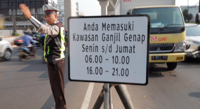 Pengecualian kendaraan ganjil genap di Jakarta