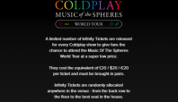 Tiket tambahan Coldplay