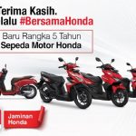 garansi rangka 5 tahun, sepeda motor Honda