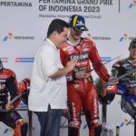 keris pusaka Lombok, juara MotoGP Mandalika 2023, Erick Thohir