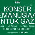 Konser Kemanusiaan untuk Gaza di M Bloc Space