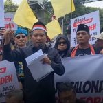 aksi massa tolak capres-cawapres Prabowo-Gibran