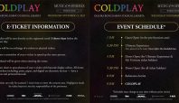 Rundown konser Coldplay