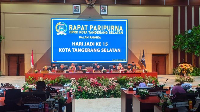 DPRD Tangsel, sidang paripurna istimewa