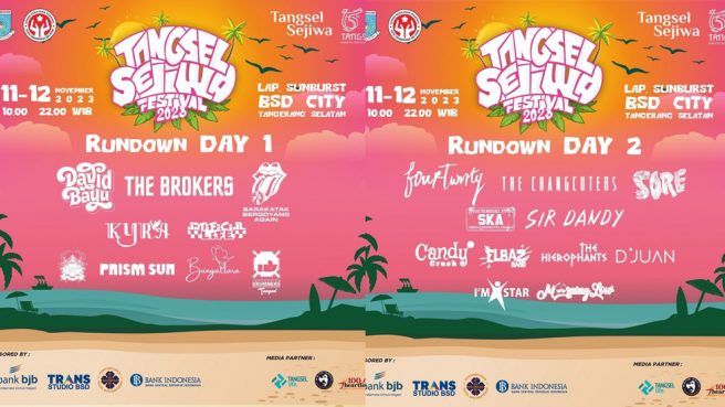 Rundown Tangsel Sejiwa Fest 2023