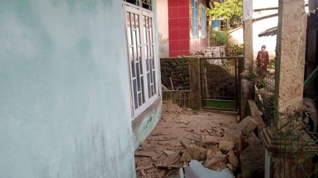 Dampak gempa bumi di Sukabumi