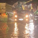 jalan terendam banjir