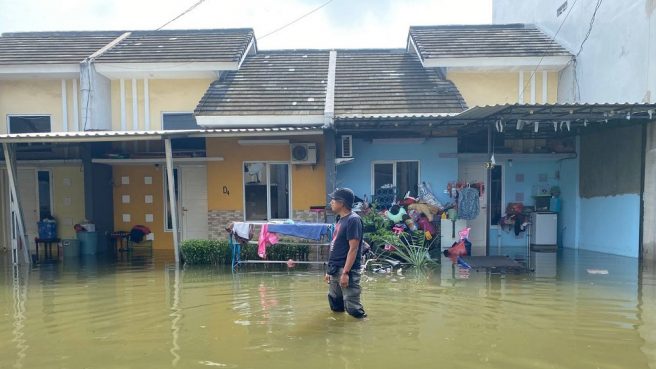 Banjir di Warga perumahan Orchild Garden 3