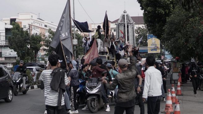 Aksi tawuran di Tangerang Selatan