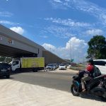 Pengalihan lalu lintas di kawasan flyover Simpang Tak Sebidang (STS) di gerbang tol pamulang