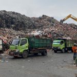 Tumpukan sampah di TPA Cipeucang