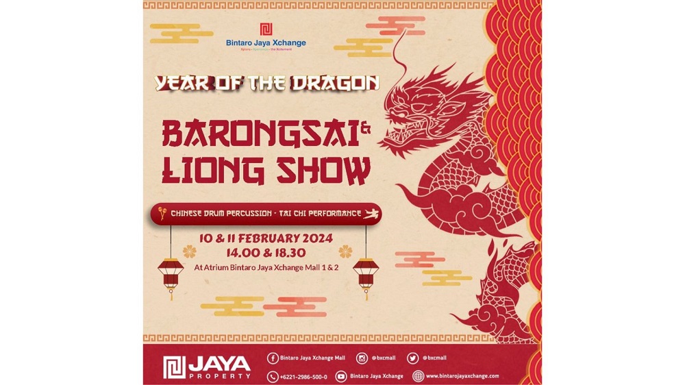 Pertunjukan Barongsai di Tangerang