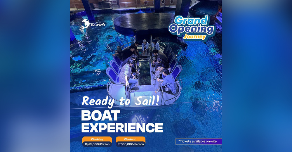boat experience BXSea Bintaro Jaya