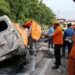 Kecelakaan di KM 58 Tol Jakarta-Cikampek