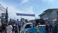 Demo penolakan penutupan Jalan Raya Puspitek oleh BRIN