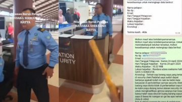 kekerasan fisik petugas bandara Soetta