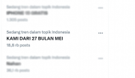 Lirik Kami dari 27 bulan Mei