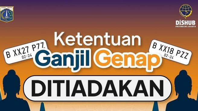 ganjil genap Jakarta ditiadakan