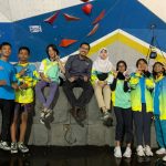 Atlet Panjat Tebing Tangsel di Acara Popda XI Banten