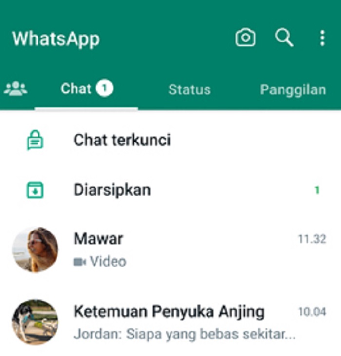 Cara mengaktifkan fitur Chat Lock di WhatsAPP 
