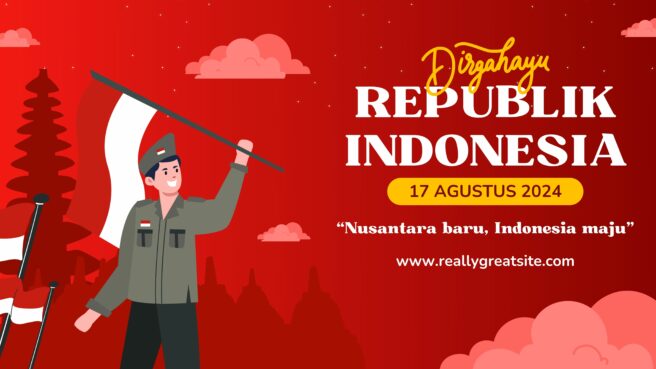 Link download banner HUT RI 17 Agustus 2024