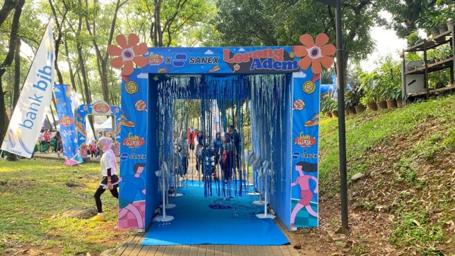 Lorong Adem Sanex di Fun Walk Tangsel 2024