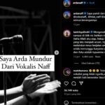 Arda naff keluar dari vokalis band naff