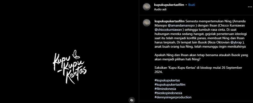 Film kupu kupu kertas