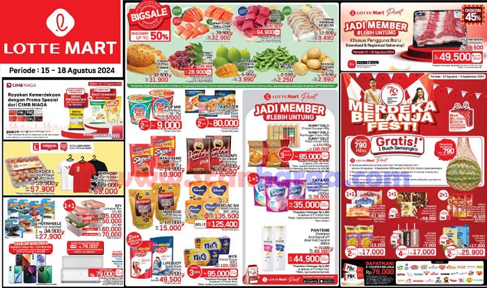 Promo lotte mart 16-18 Agustus 2024