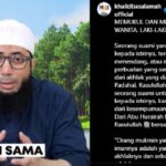 Kasus KDRT Selebgram Cut Intan Nabila, Begini Tanggapan Ustadz Khalid Basalamah